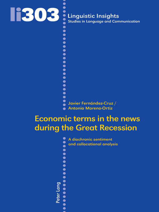 Title details for Economic terms in the news during the Great Recession by Maurizio Gotti - Wait list
